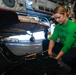 Abraham Lincoln Sailors conduct aircraft maintenance