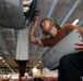 Abraham Lincoln Sailors conduct aircraft maintenance