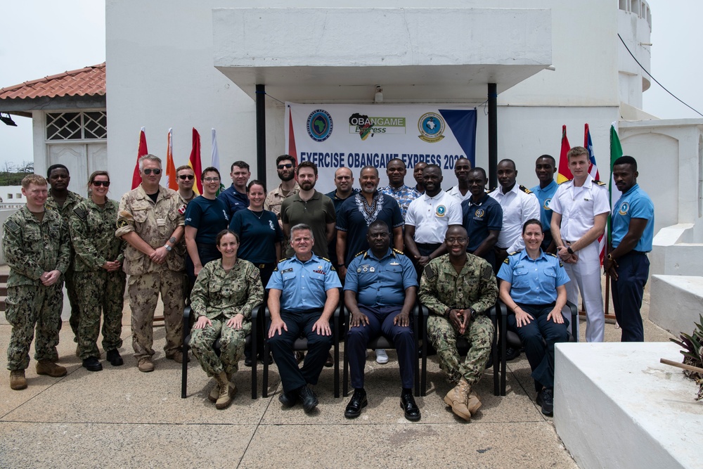 Obangame Express 2022 Zone F Group Leaders Portrait