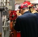 USS Ross Sailors conduct main space fire drill