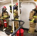 USS Ross Sailors conduct main space fire drill