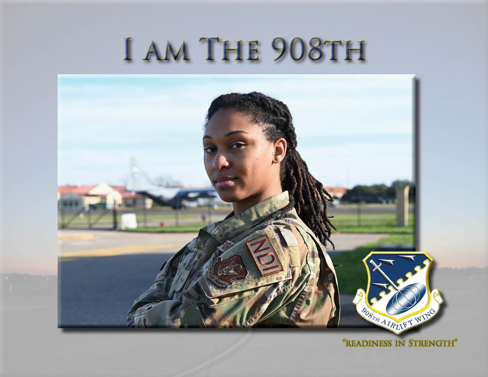 I am The 908th: Senior Airman Treashear Britt