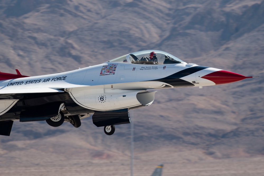 Thunderbirds perform for COMACC certification