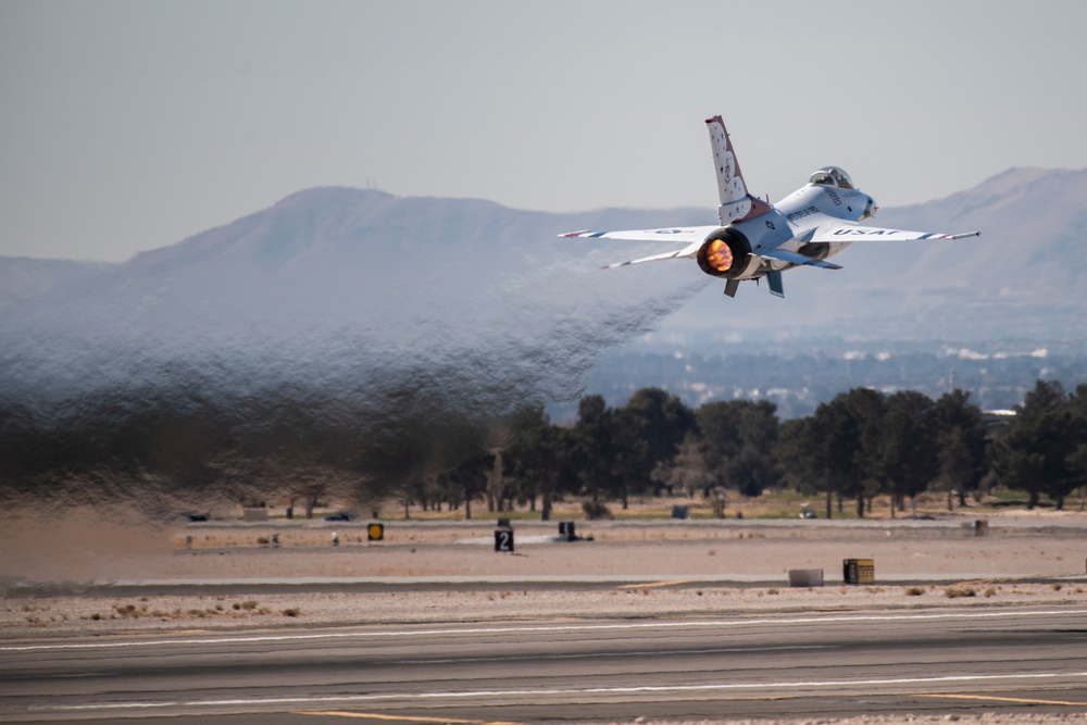 Thunderbirds perform for COMACC certification