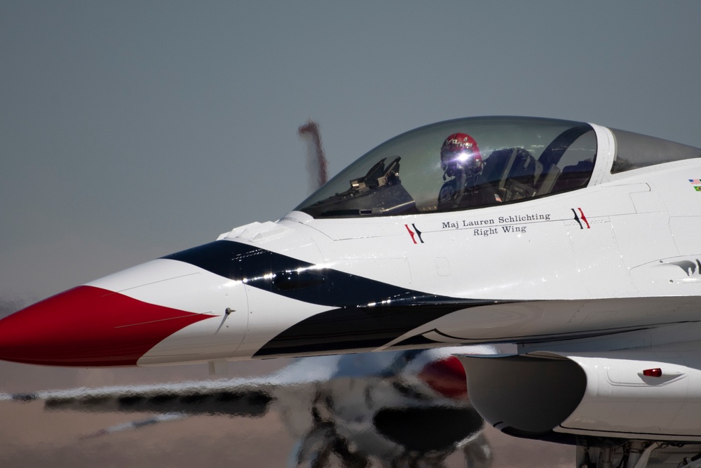 Thunderbirds perform for COMACC certification