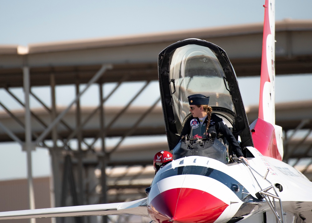 Thunderbirds perform for COMACC certification