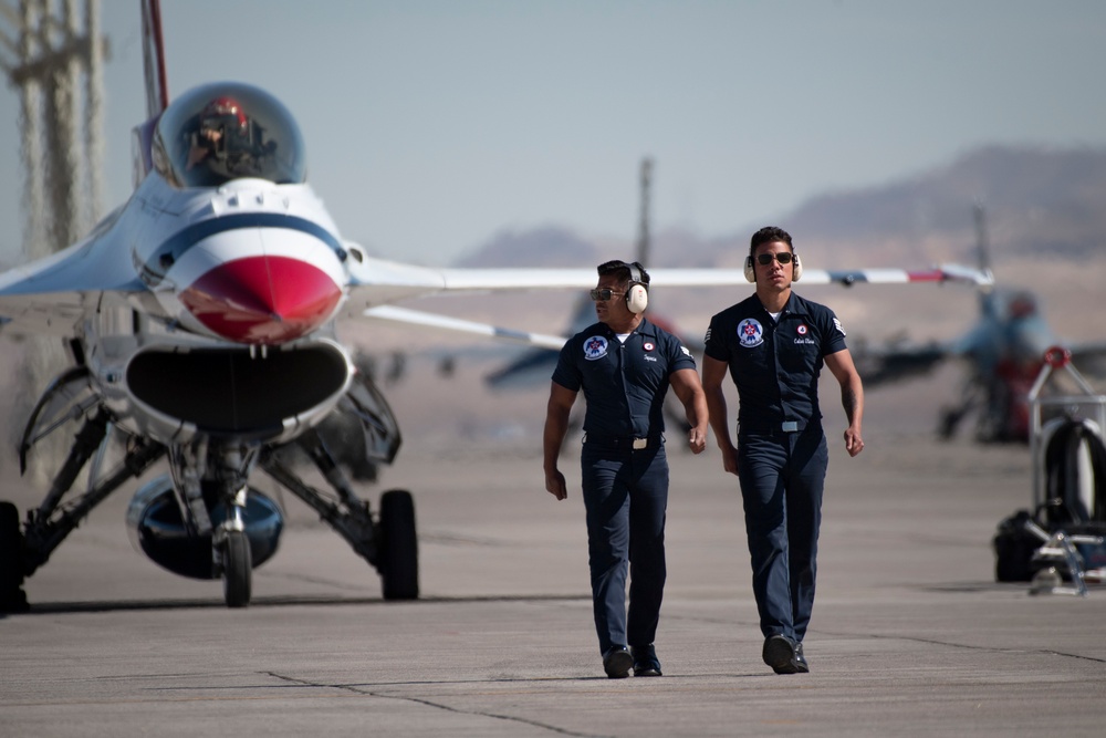 Thunderbirds perform for COMACC certification