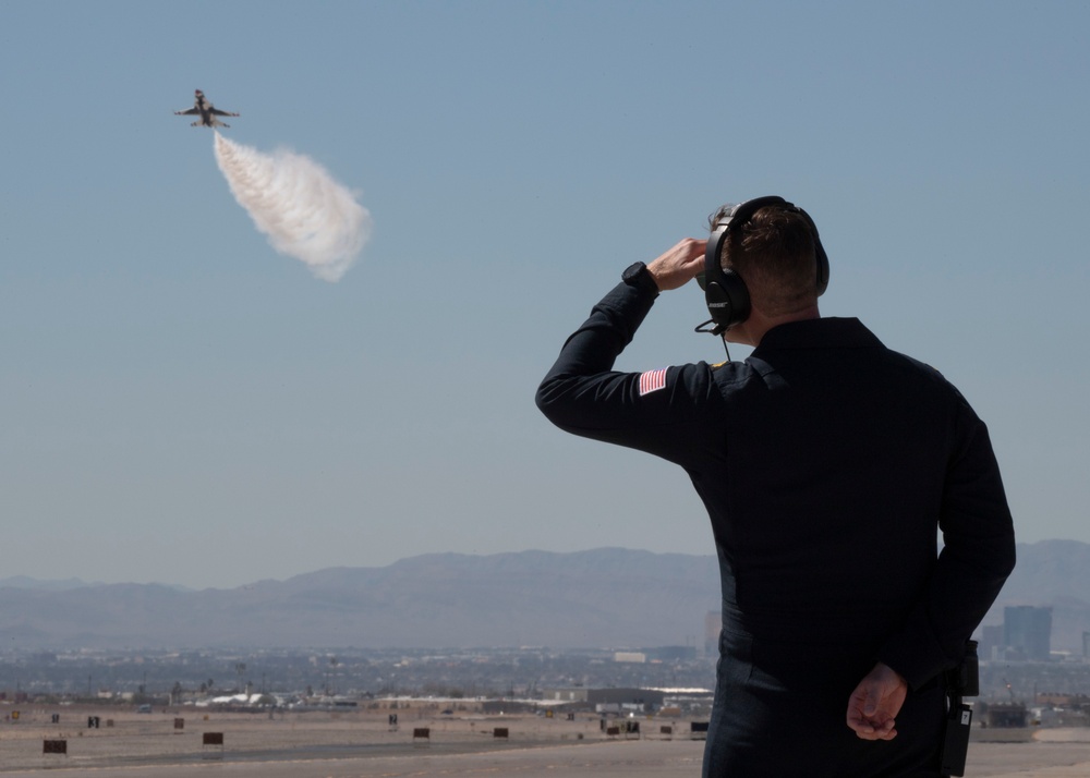 Thunderbirds perform for COMACC certification