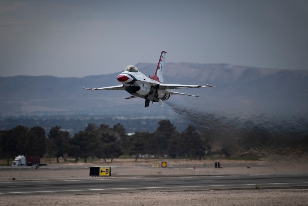 Thunderbirds perform for COMACC certification