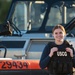 Coast Guard member poses for Environmental Portrait