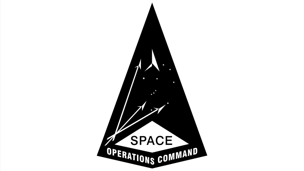 Space Operations Command Emblem, Monochrome