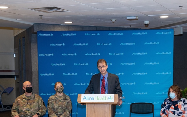 U.S. Army Medical Team Conducts End of Mission Ceremony at Minneapolis Hospital