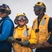USS Momsen Aircraft Firefighting Drill