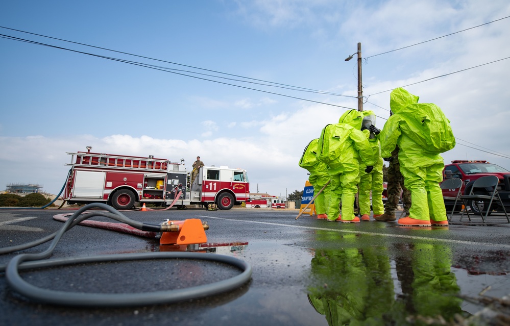 Suit up, scrub down: EM tackles decon training