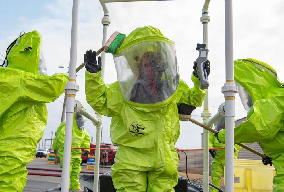 Suit up, scrub down: EM tackles decon training