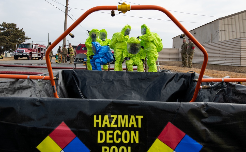 Suit up, scrub down: EM tackles decon training