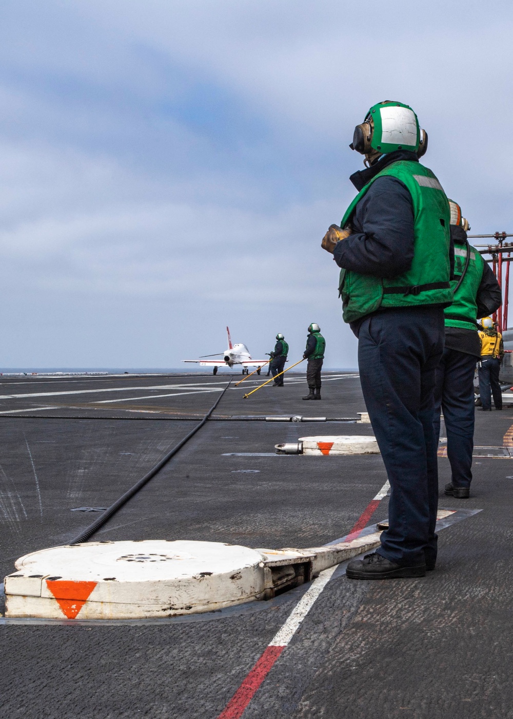 A T-45C Goshawk Makes An Arrested Landing