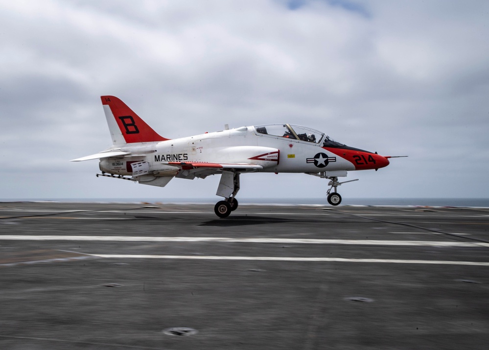 A T-45C Goshawk Performs Touch And Go