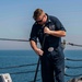 Gridley conducts a fresh-water washdown