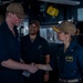 Gridley conducts a Warrior of the Week Award Ceremony