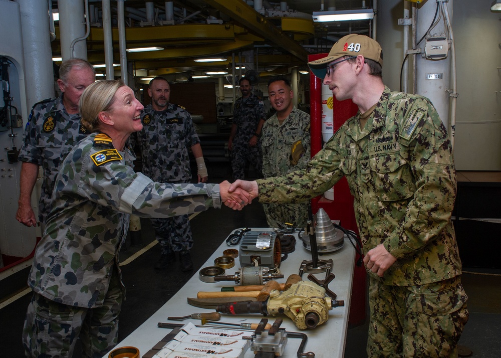 Royal Australian Navy Visits Frank Cable