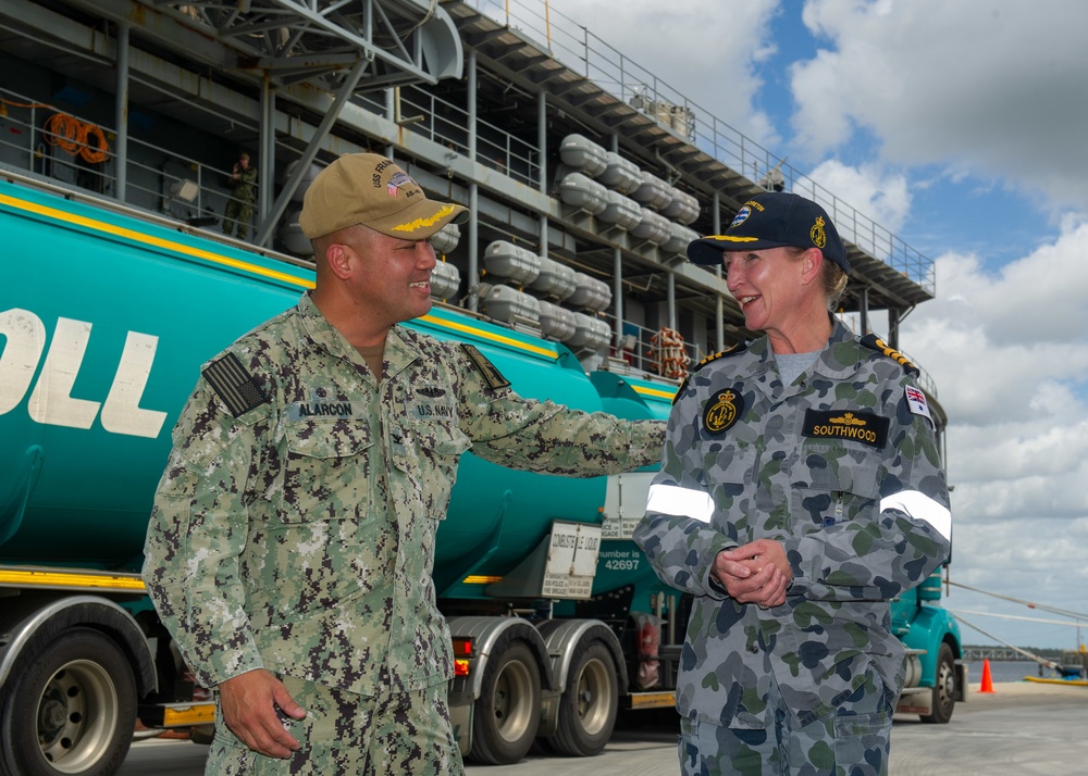 Royal Australian Navy Visits Frank Cable