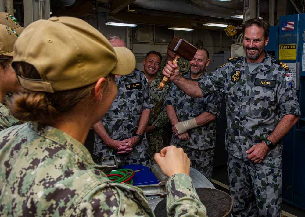 Royal Australian Navy Visits Frank Cable