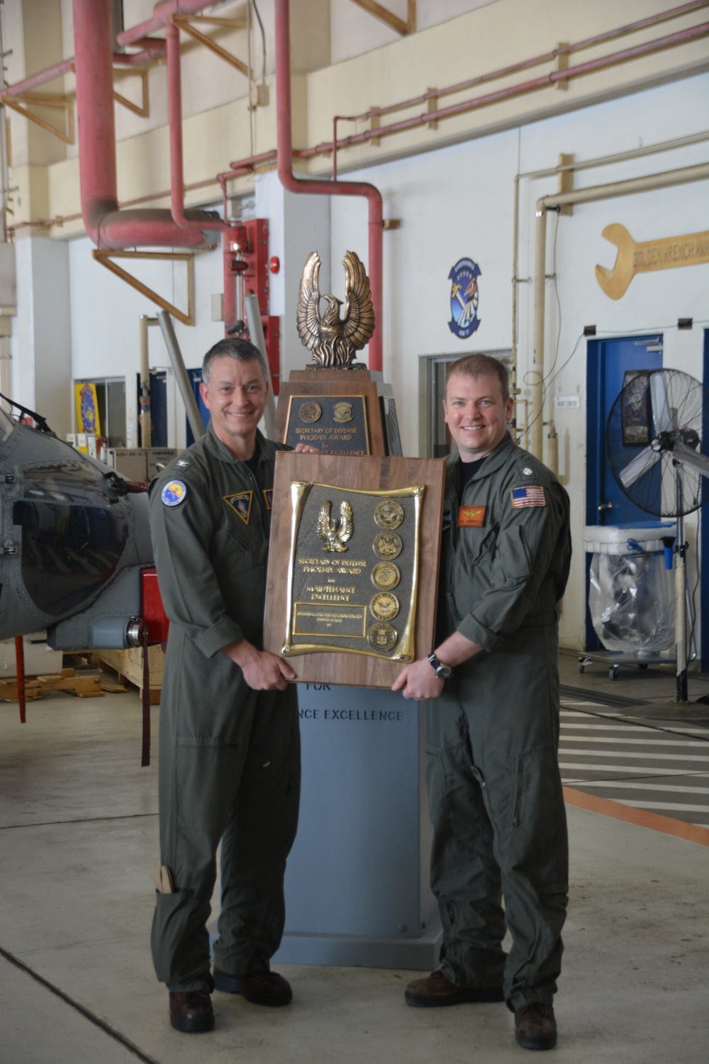 Saberhawks Earn Phoenix Award for Superior Maintenance