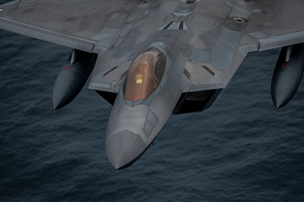 KC-135 refuels aircraft during NOBLE DEFENDER