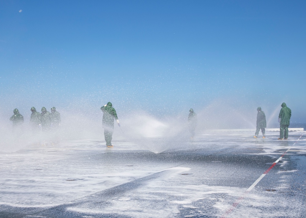 Makin Island Washdown Testing