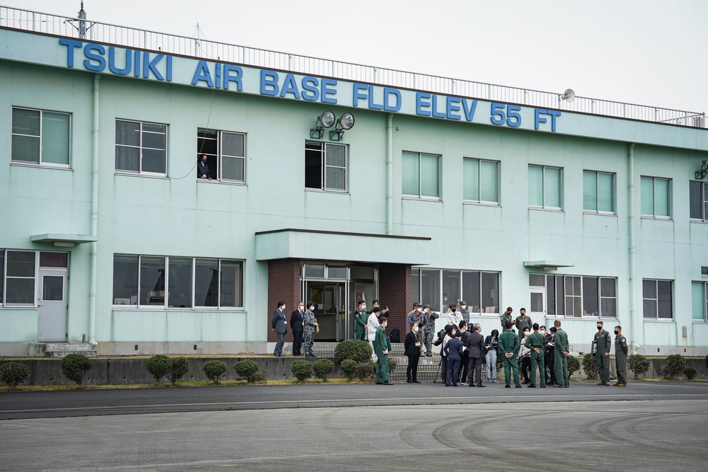 Aviation training relocation kicks off at Tsuiki Air Base