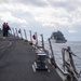 USS Gonzalez (DDG 66) makes its approach to the USNS Robert E. Peary (T-AKE 5)