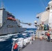 The USNS Robert E. Peary (T-AKE 5) and USS Gonzalez (DDG 66) conduct a replenishment-at-sea