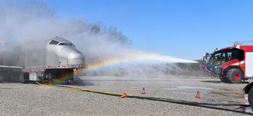 Arnold AFB Fire and Emergency Services hones skills with live fire training
