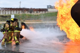 Barksdale, Shreveport firefighters join forces