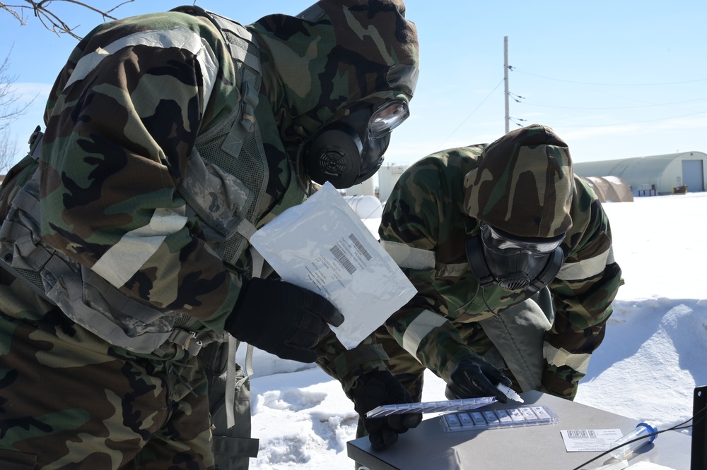 North Dakota Air National Guard Regional Training Site Hosts Cold Weather CBRN Training