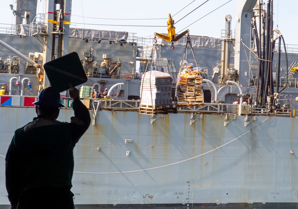 The Harry S. Truman Carrier Strike Group is on a scheduled deployment in the U.S. Sixth Fleet area of operations in support of naval operations to maintain maritime stability and security.