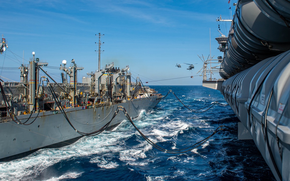 The Harry S. Truman Carrier Strike Group is on a scheduled deployment in the U.S. Sixth Fleet area of operations in support of naval operations to maintain maritime stability and security.