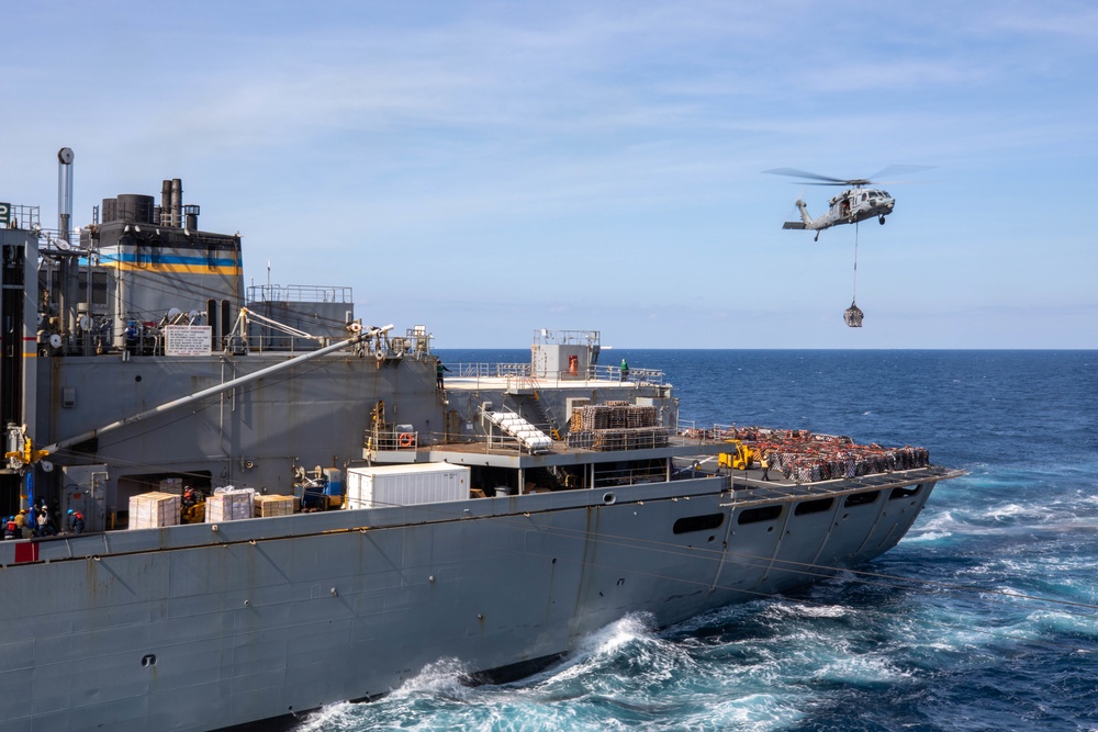 The Harry S. Truman Carrier Strike Group is on a scheduled deployment in the U.S. Sixth Fleet area of operations in support of naval operations to maintain maritime stability and security.