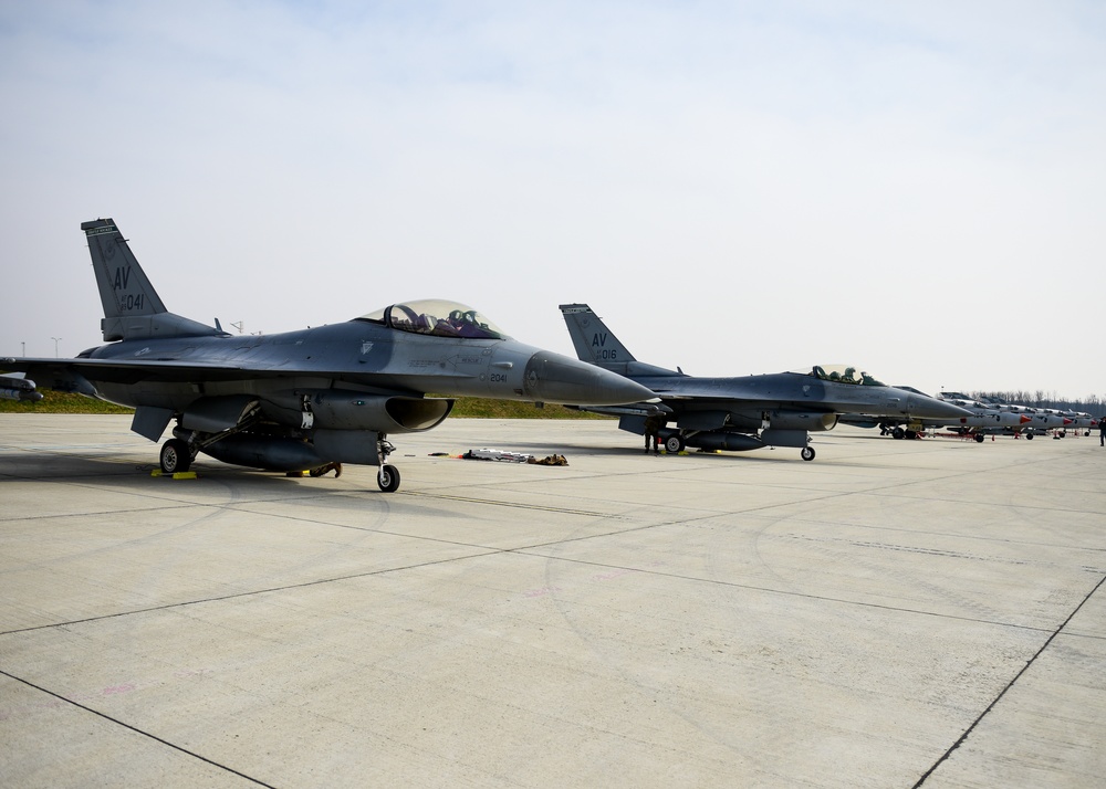 31st Fighter Wing participate in Agile Combat Employment operations with Croatian Allies