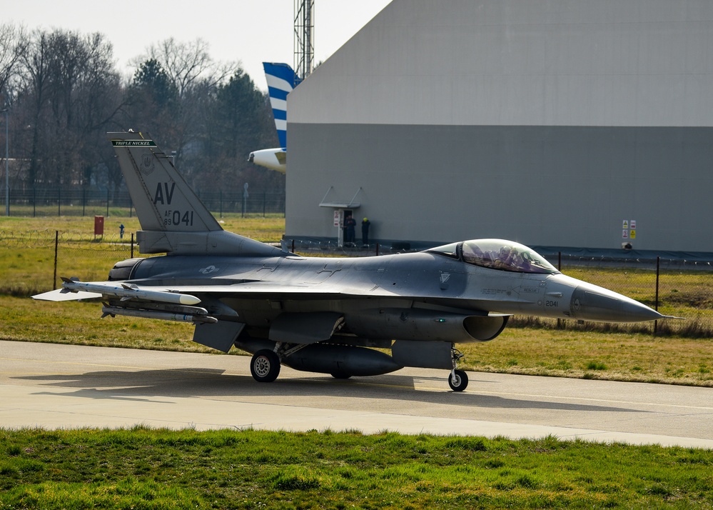 31st Fighter Wing participate in Agile Combat Employment operations with Croatian Allies