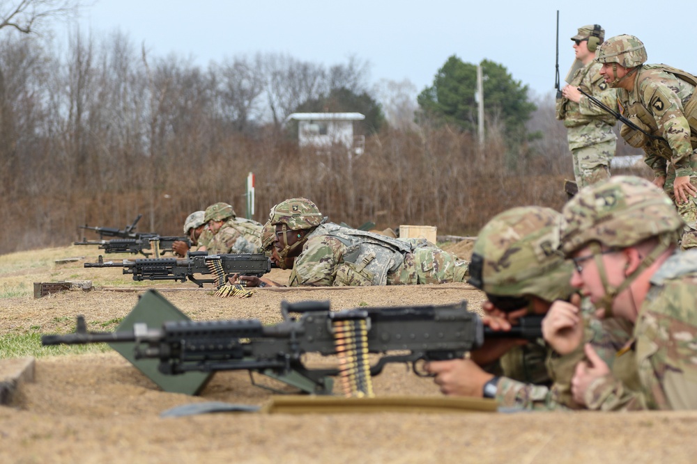 HHBn Soldiers qualify on the M240B