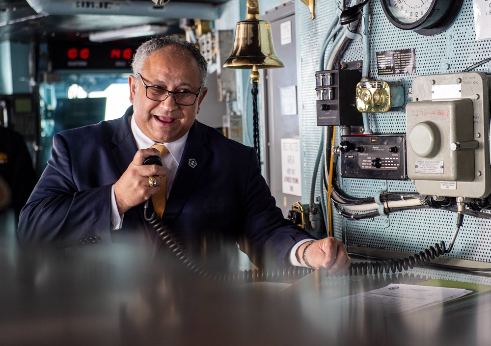 The Harry S. Truman Carrier Strike Group is on a scheduled deployment in the U.S. Sixth Fleet area of operations in support of naval operations to maintain maritime stability and security.