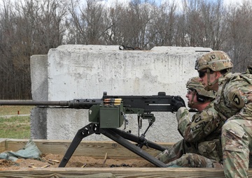 Soldiers assigned to HHBN, 101st Airborne Division (Air Assault) qualified on the M2A1 .50 Caliber Machine Gun