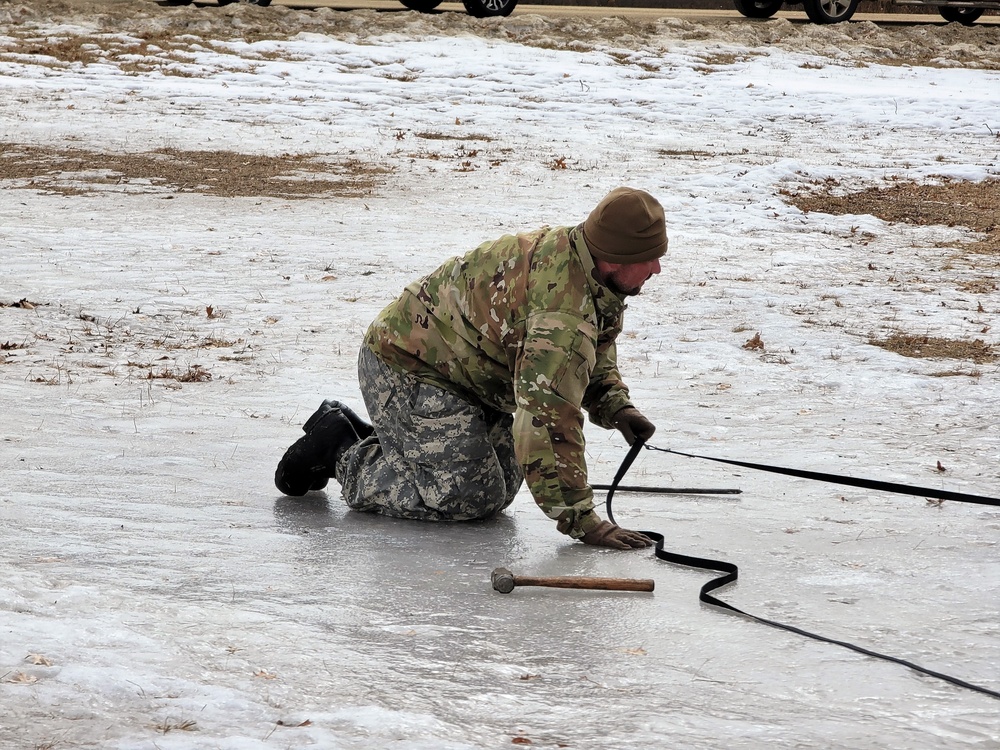 Soldiers, Airmen learn to build Arctic tents during CWOC training at Fort McCoy