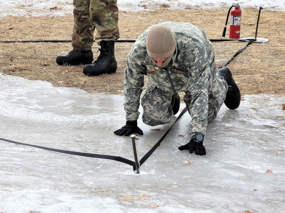 Soldiers, Airmen learn to build Arctic tents during CWOC training at Fort McCoy