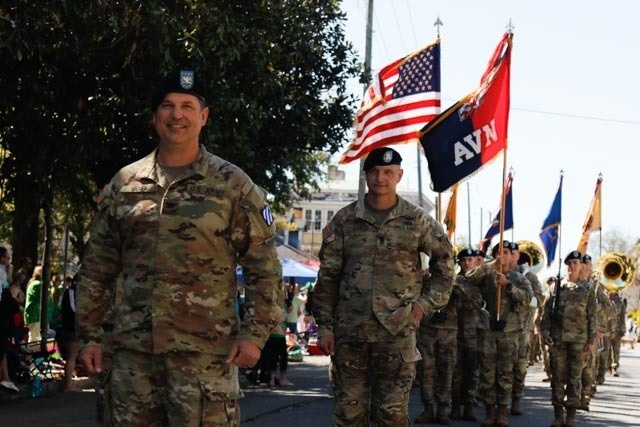 3rd Infantry Division Participates in Savannah's 198th St. Patrick's Day Parade