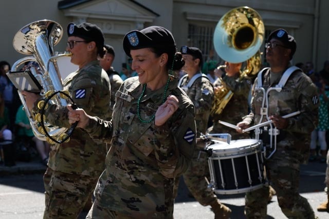 3rd Infantry Division Participates in Savannah's 198th St. Patrick's Day Parade