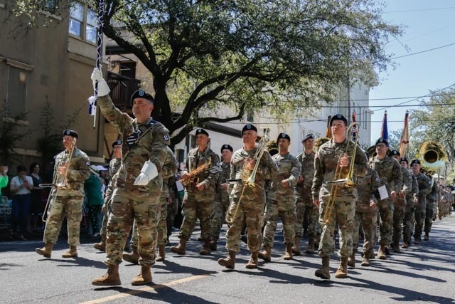 3rd Infantry Division Participates in Savannah's 198th St. Patrick's Day Parade