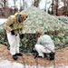 Soldiers, Airmen learn to build Arctic tents during CWOC training at Fort McCoy